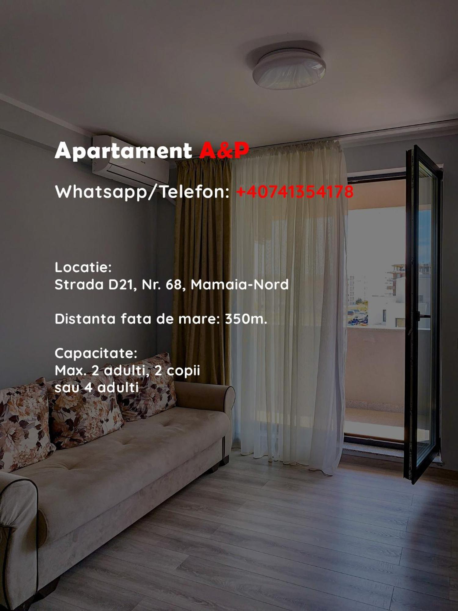 A&P Apartament Mamaia-Nord Navodari Bagian luar foto